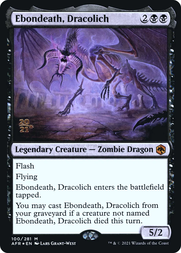 Noiremort, dracoliche — Adventures in the Forgotten Realms Promos — Magic: The Gathering