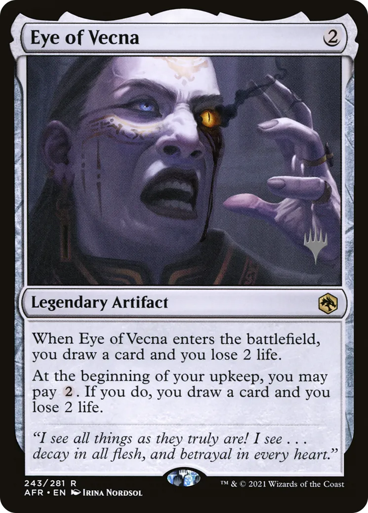 Œil de Vecna — Adventures in the Forgotten Realms Promos — Magic: The Gathering