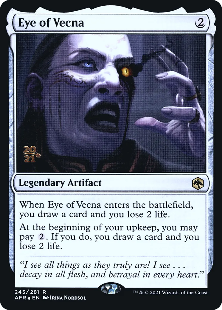 Œil de Vecna — Adventures in the Forgotten Realms Promos — Magic: The Gathering