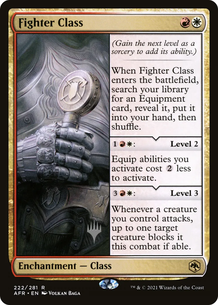 Fighter Class — Adventures in the Forgotten Realms Promos — Magic: The Gathering