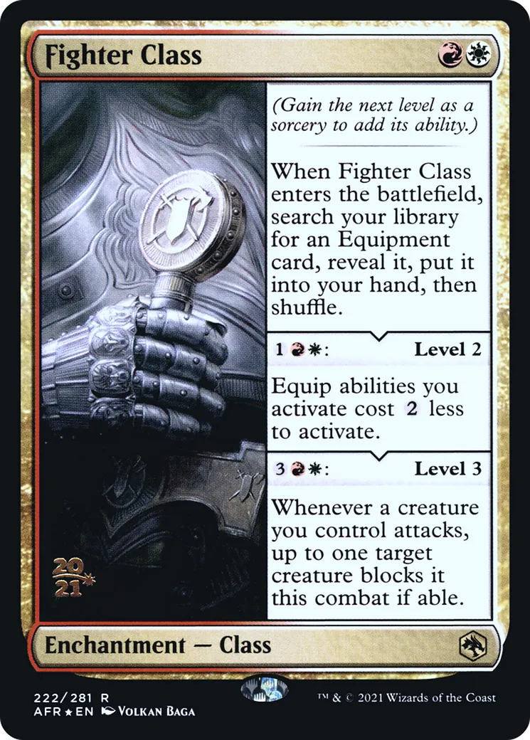 Classe : guerrier — Adventures in the Forgotten Realms Promos — Magic: The Gathering
