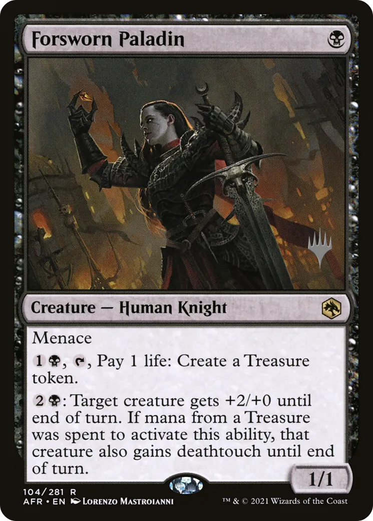 Paladine parjure — Adventures in the Forgotten Realms Promos — Magic: The Gathering
