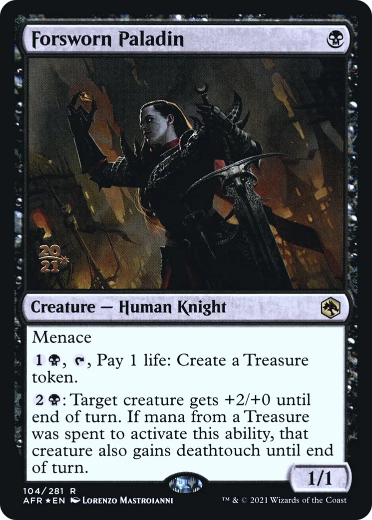 Paladine parjure — Adventures in the Forgotten Realms Promos — Magic: The Gathering