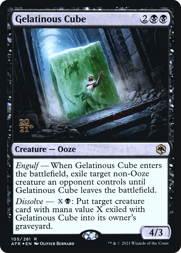 Cube gélatineux from Adventures in the Forgotten Realms Promos - Magic: The Gathering
