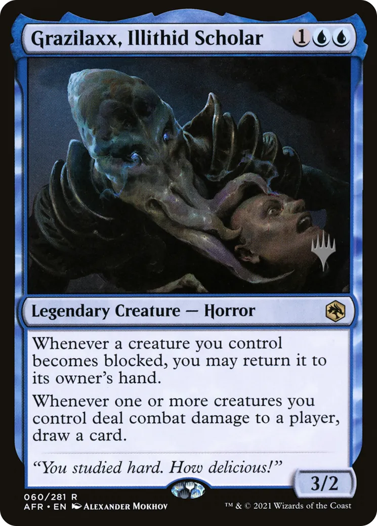 Grazilaxx, Illithid Scholar from Adventures in the Forgotten Realms Promos - Magic: The Gathering