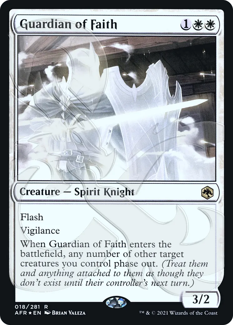 Guardian of Faith from Adventures in the Forgotten Realms Promos - Magic: The Gathering