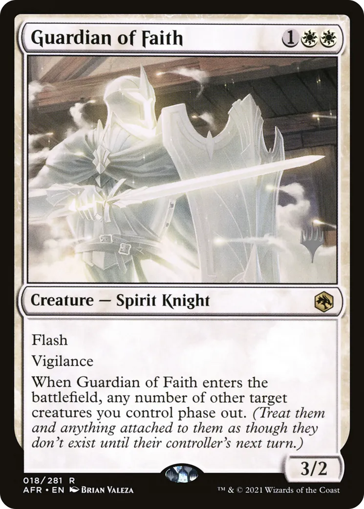 Guardian of Faith from Adventures in the Forgotten Realms Promos - Magic: The Gathering