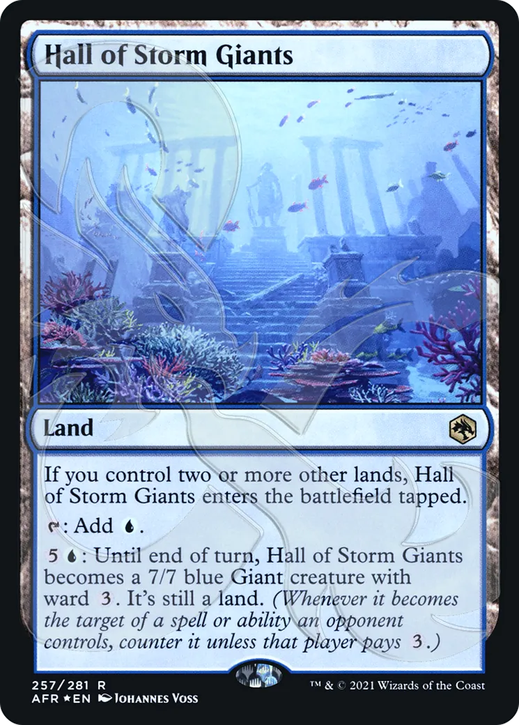 Halle des géants des tempêtes — Adventures in the Forgotten Realms Promos — Magic: The Gathering