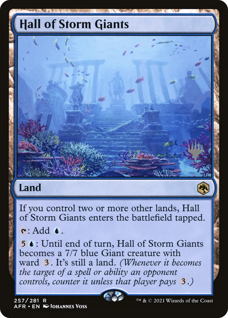 Halle des géants des tempêtes — Adventures in the Forgotten Realms Promos — Magic: The Gathering