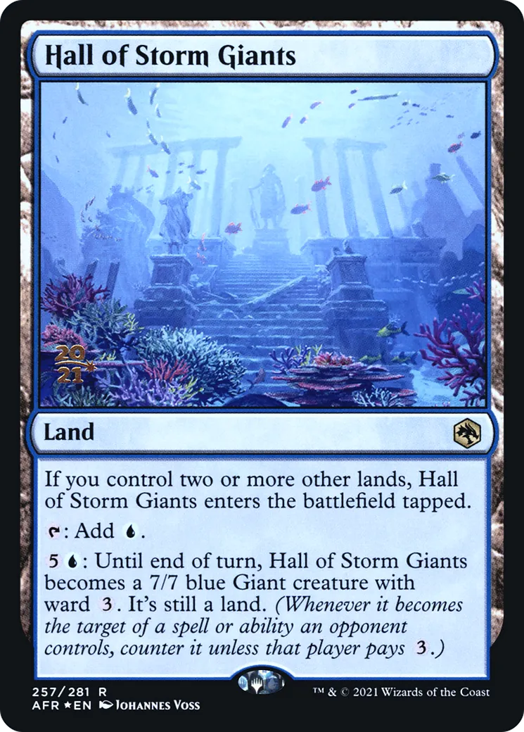 Halle des géants des tempêtes — Adventures in the Forgotten Realms Promos — Magic: The Gathering