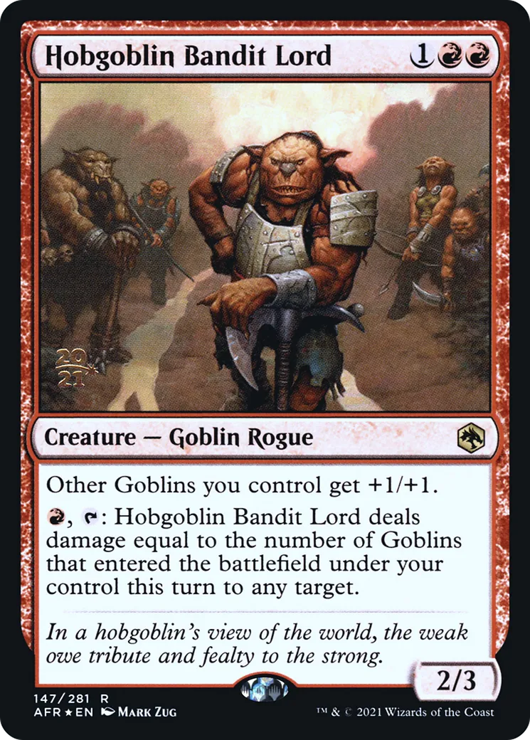 Seigneur bandit hobgobelin from Adventures in the Forgotten Realms Promos - Magic: The Gathering