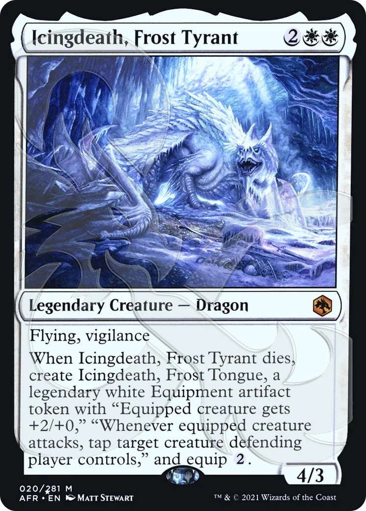 Icingdeath, Frost Tyrant from Adventures in the Forgotten Realms Promos - Magic: The Gathering