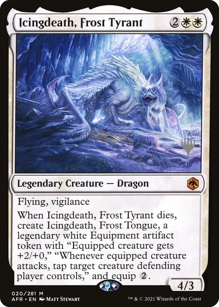 Glacemort, tyran des glaces — Adventures in the Forgotten Realms Promos — Magic: The Gathering