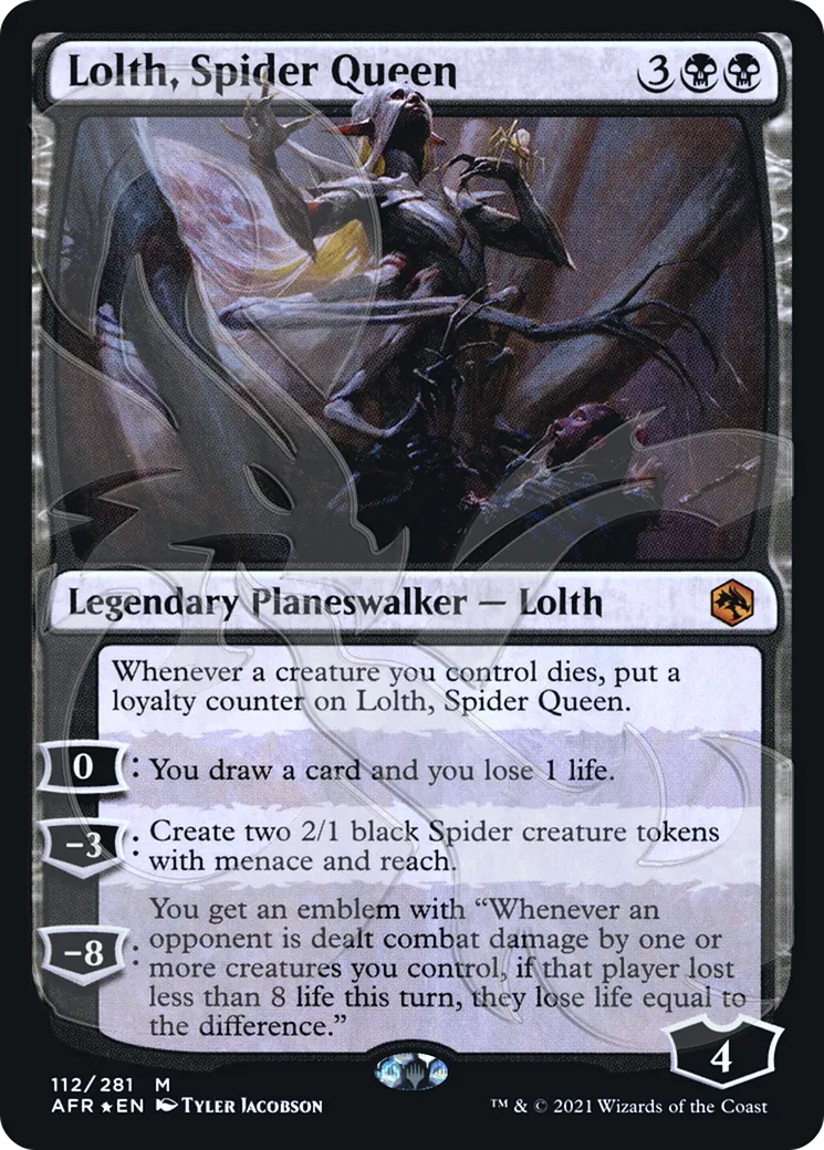 Lolth, Spider Queen — Adventures in the Forgotten Realms Promos — Magic: The Gathering