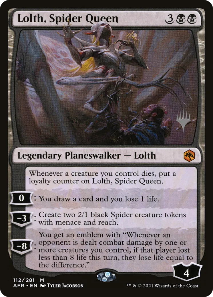 Lolth, Spider Queen from Adventures in the Forgotten Realms Promos - Magic: The Gathering