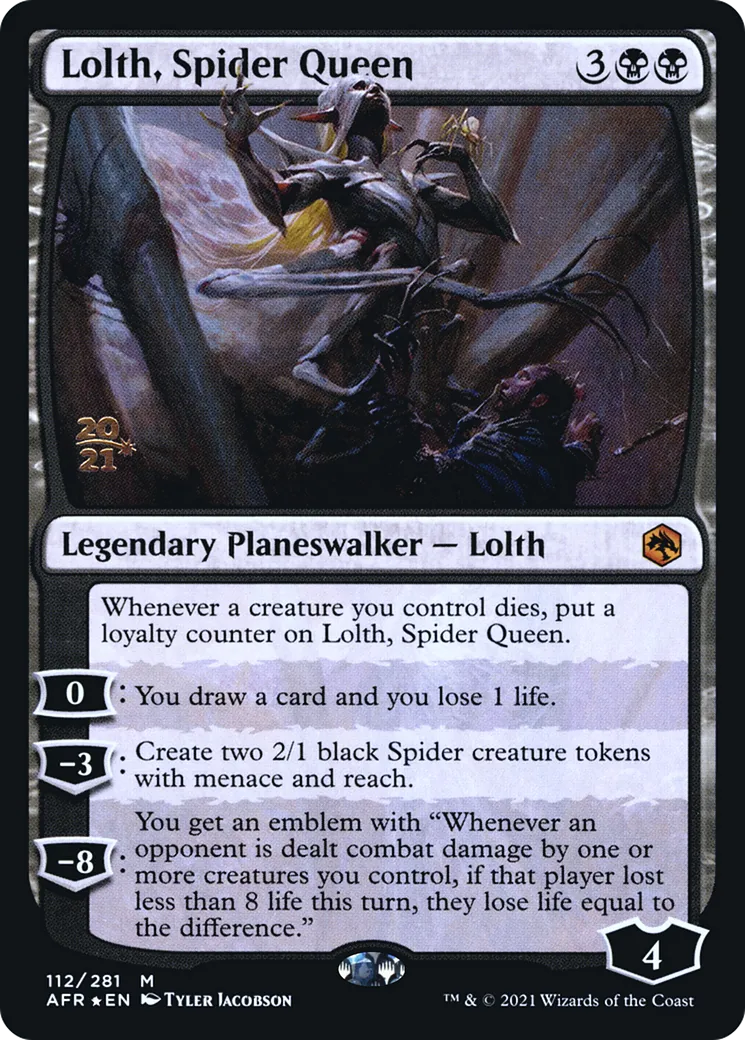 Lolth, Spider Queen — Adventures in the Forgotten Realms Promos — Magic: The Gathering