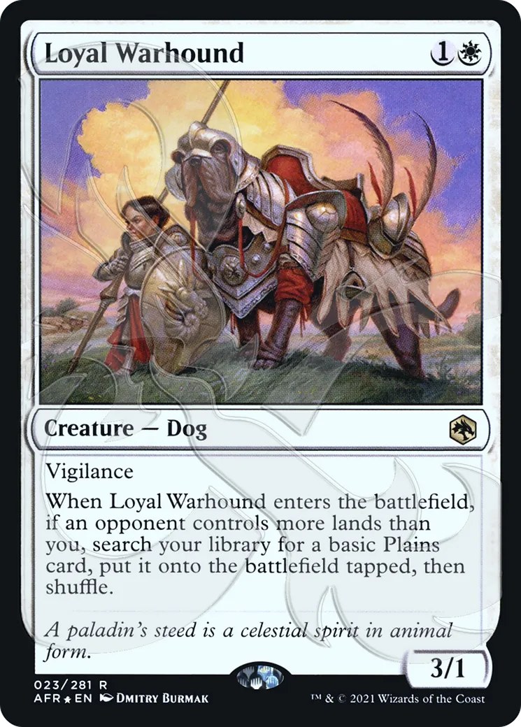 Chien de guerre loyal — Adventures in the Forgotten Realms Promos — Magic: The Gathering