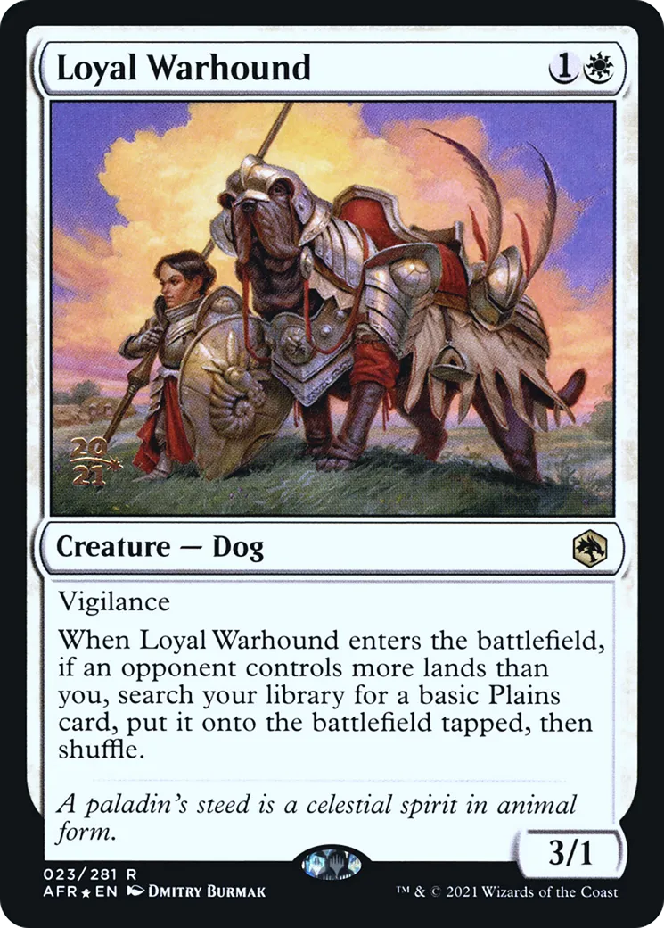 Chien de guerre loyal — Adventures in the Forgotten Realms Promos — Magic: The Gathering