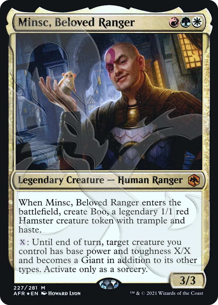 Minsc, Beloved Ranger — Adventures in the Forgotten Realms Promos — Magic: The Gathering