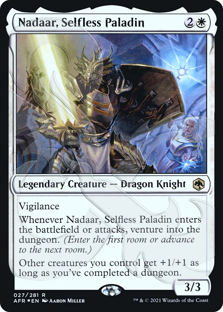 Nadaar, paladin dévoué — Adventures in the Forgotten Realms Promos — Magic: The Gathering