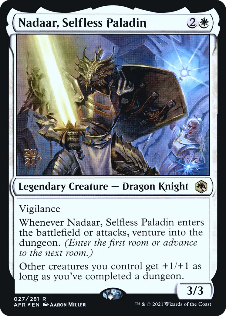 Nadaar, paladin dévoué — Adventures in the Forgotten Realms Promos — Magic: The Gathering