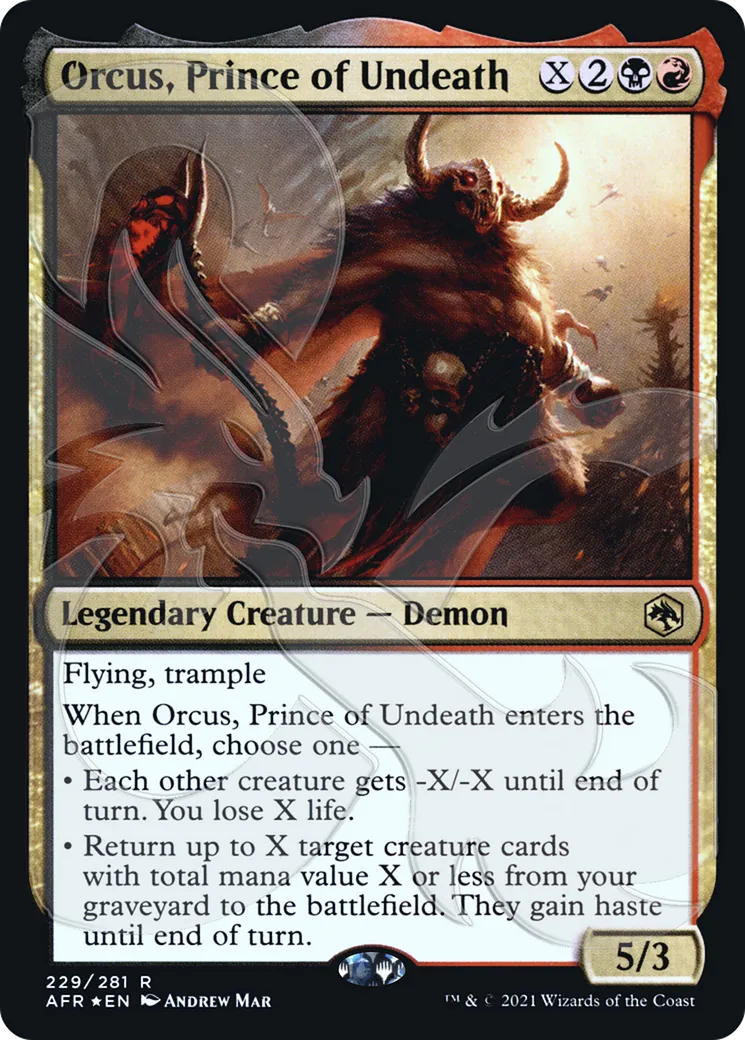 Orcus, Prince of Undeath from Adventures in the Forgotten Realms Promos - Magic: The Gathering