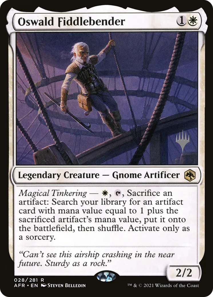 Oswald Tordviolon — Adventures in the Forgotten Realms Promos — Magic: The Gathering
