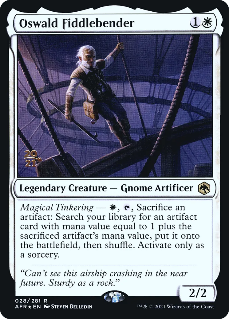Oswald Tordviolon — Adventures in the Forgotten Realms Promos — Magic: The Gathering