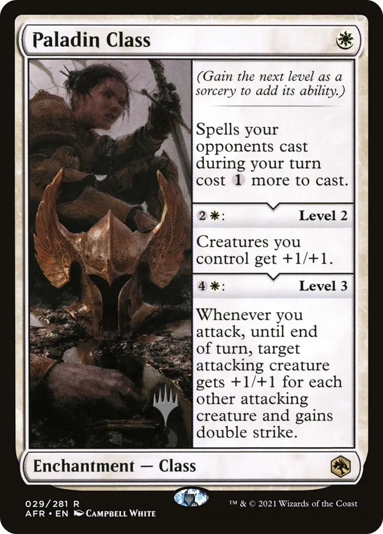 Classe : paladin — Adventures in the Forgotten Realms Promos — Magic: The Gathering