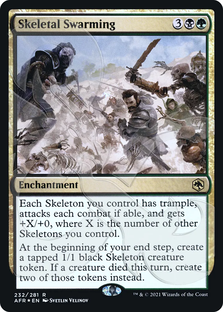 Nuée squelettique from Adventures in the Forgotten Realms Promos - Magic: The Gathering