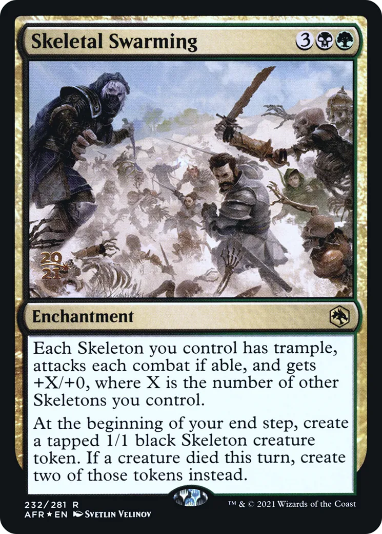 Nuée squelettique — Adventures in the Forgotten Realms Promos — Magic: The Gathering