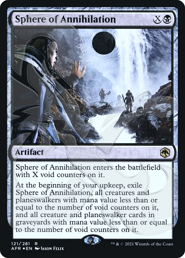 Sphère d'annihilation from Adventures in the Forgotten Realms Promos - Magic: The Gathering