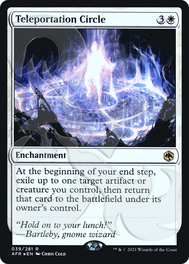 Teleportation Circle — Adventures in the Forgotten Realms Promos — Magic: The Gathering