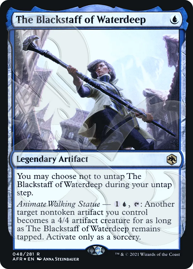 Le Bâton Noir d'Eauprofonde — Adventures in the Forgotten Realms Promos — Magic: The Gathering