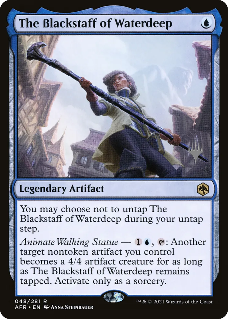 Le Bâton Noir d'Eauprofonde — Adventures in the Forgotten Realms Promos — Magic: The Gathering