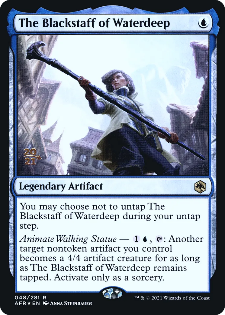 Le Bâton Noir d'Eauprofonde from Adventures in the Forgotten Realms Promos - Magic: The Gathering