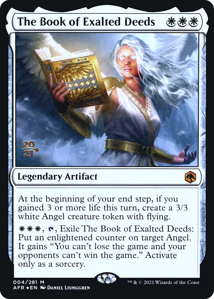 Le livre d'exaltation suprême — Adventures in the Forgotten Realms Promos — Magic: The Gathering