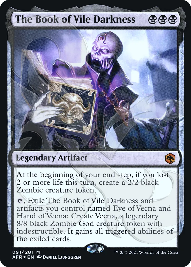 Le livre de noire vilénie — Adventures in the Forgotten Realms Promos — Magic: The Gathering
