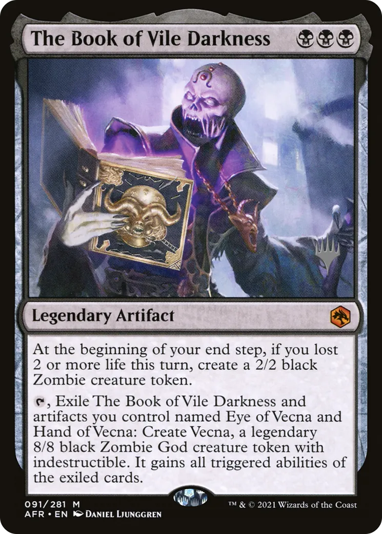 Le livre de noire vilénie — Adventures in the Forgotten Realms Promos — Magic: The Gathering