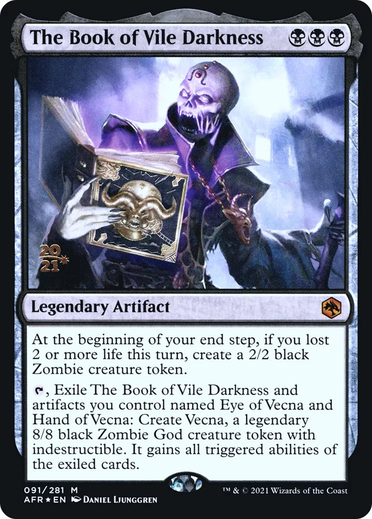 Le livre de noire vilénie — Adventures in the Forgotten Realms Promos — Magic: The Gathering
