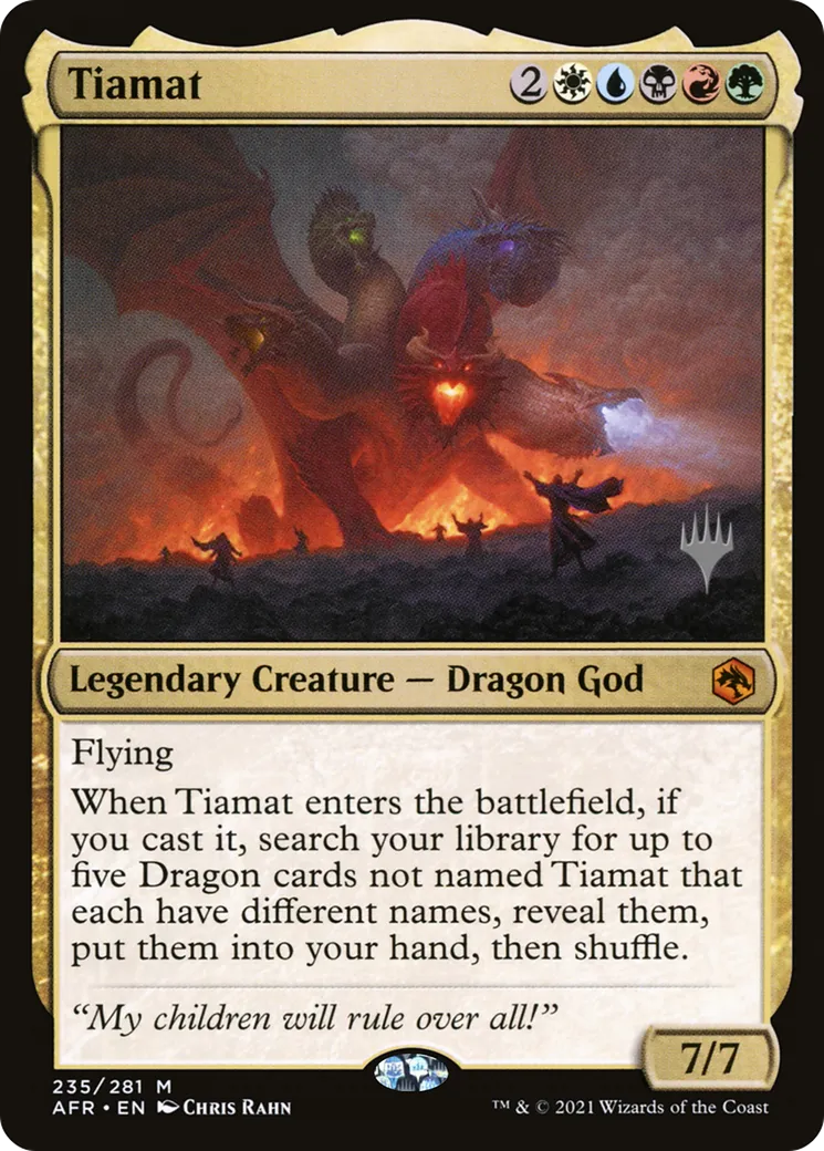 Tiamat — Adventures in the Forgotten Realms Promos — Magic: The Gathering