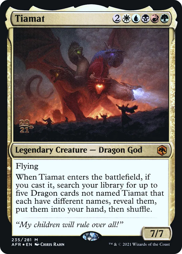 Tiamat — Adventures in the Forgotten Realms Promos — Magic: The Gathering