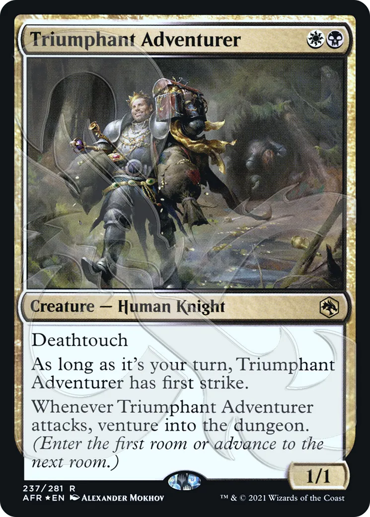 Aventurier triomphant — Adventures in the Forgotten Realms Promos — Magic: The Gathering