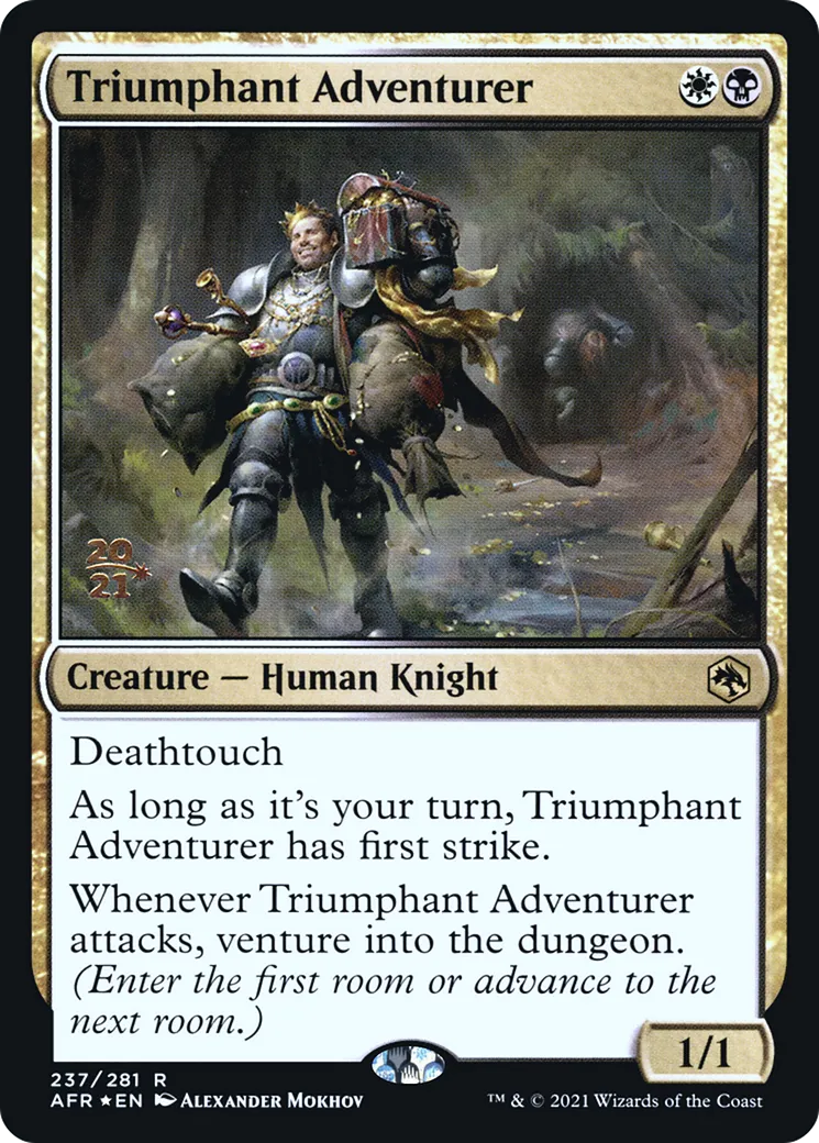 Aventurier triomphant — Adventures in the Forgotten Realms Promos — Magic: The Gathering