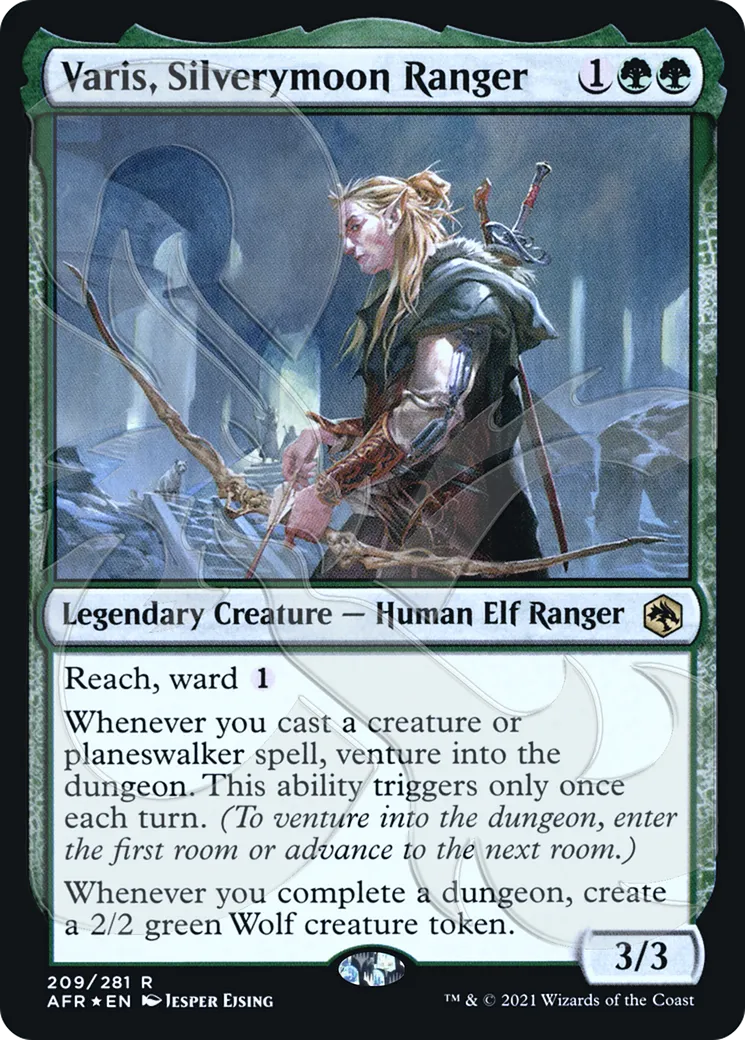 Varis, rôdeur de Lunargent from Adventures in the Forgotten Realms Promos - Magic: The Gathering