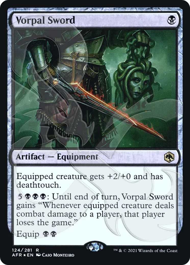 Vorpal Sword — Adventures in the Forgotten Realms Promos — Magic: The Gathering