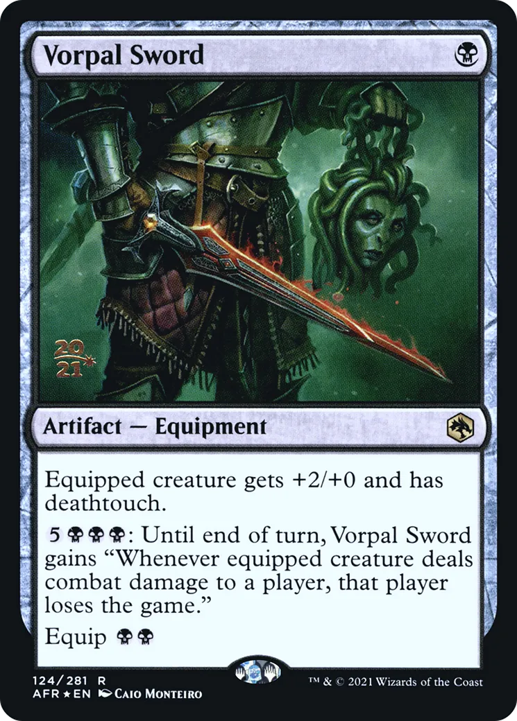 Vorpal Sword — Adventures in the Forgotten Realms Promos — Magic: The Gathering