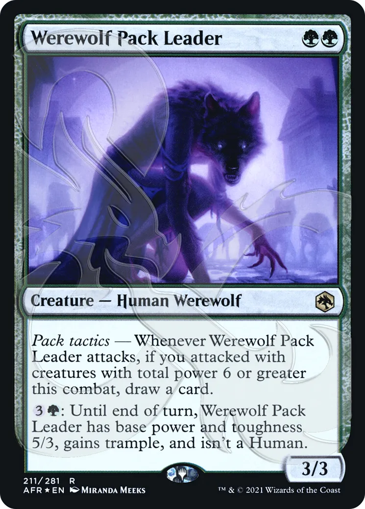 Chef de meute de loups-garous — Adventures in the Forgotten Realms Promos — Magic: The Gathering