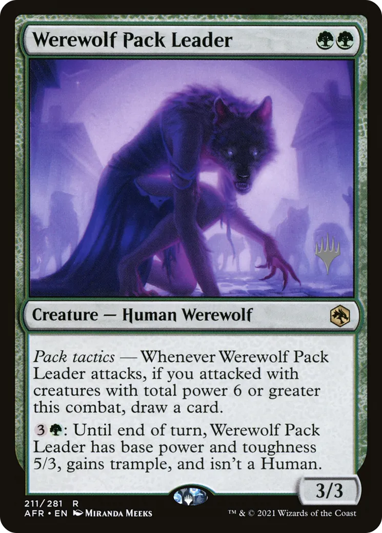 Chef de meute de loups-garous — Adventures in the Forgotten Realms Promos — Magic: The Gathering
