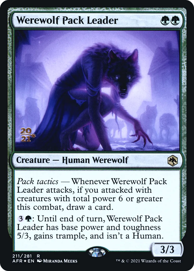 Chef de meute de loups-garous — Adventures in the Forgotten Realms Promos — Magic: The Gathering